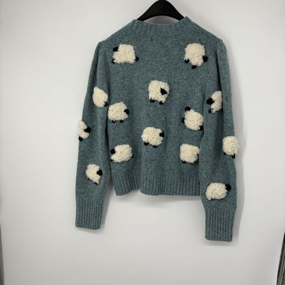 Sea New York Sheep Sweater in Blue/White/Blue